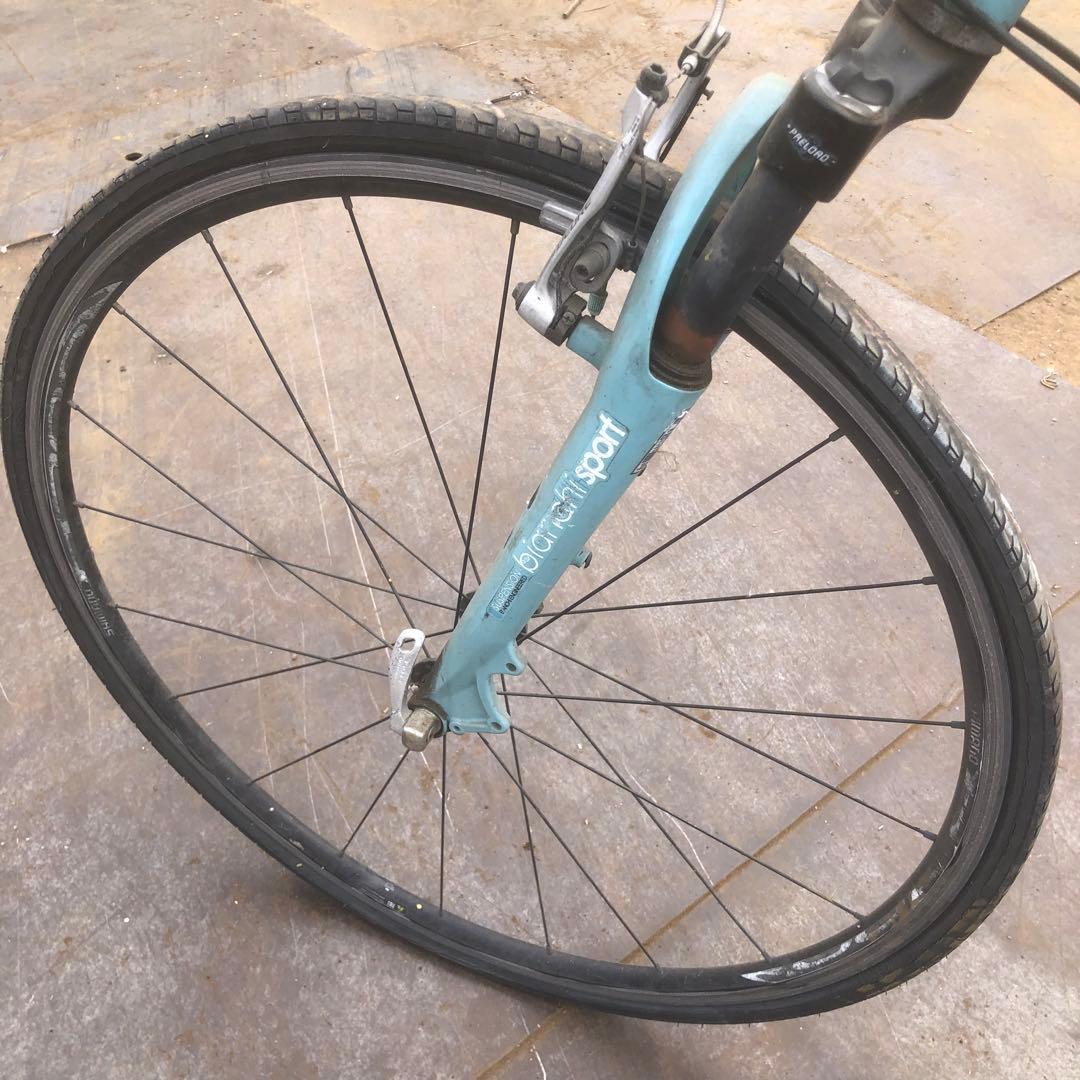 Bianchi クロスバイク 自転車 アルミボディ 48cm