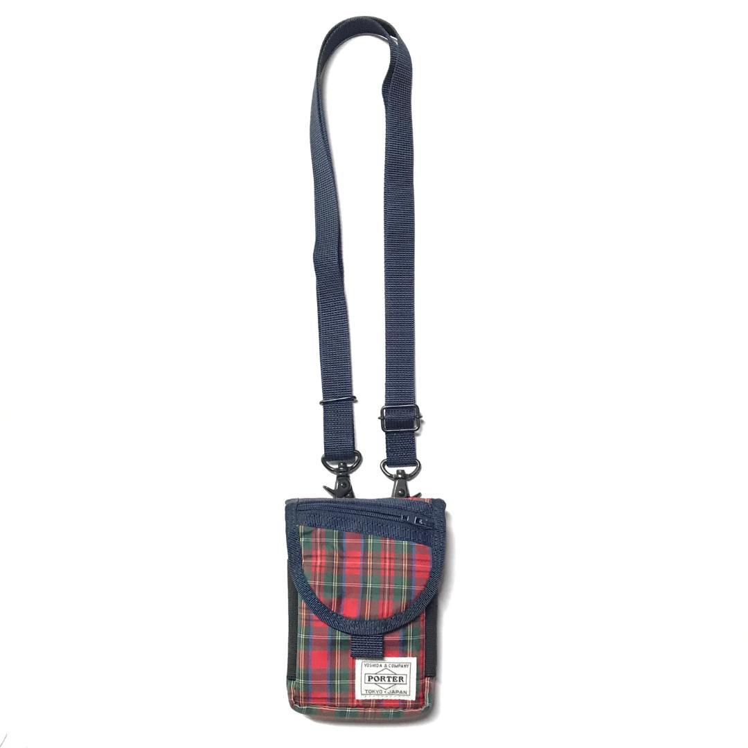 ポーター ビームス ワークス デジタル ケース チェック柄 Ｂ印 吉田カバン