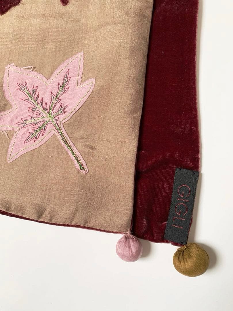 ロメオ ジリ GIRI シルク×ベロア ショール