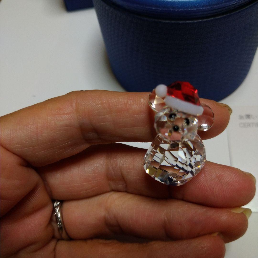スワロフスキーマウスとサンタハット