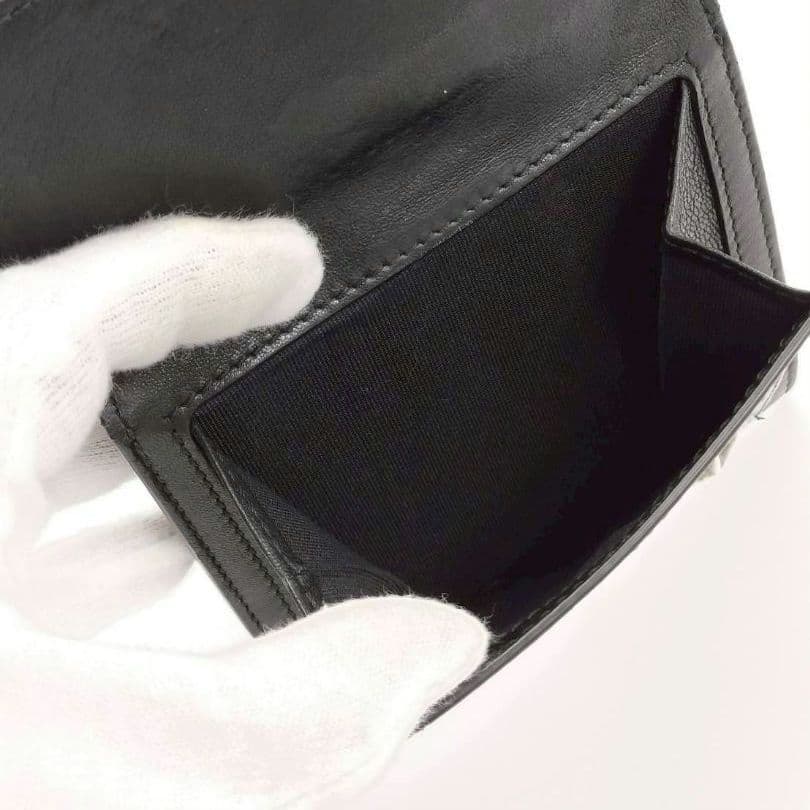 正規タグ JIMMY CHOO ジミーチュ スタースタッズ 二つ折り財布 本革