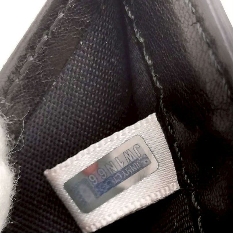 正規タグ JIMMY CHOO ジミーチュ スタースタッズ 二つ折り財布 本革