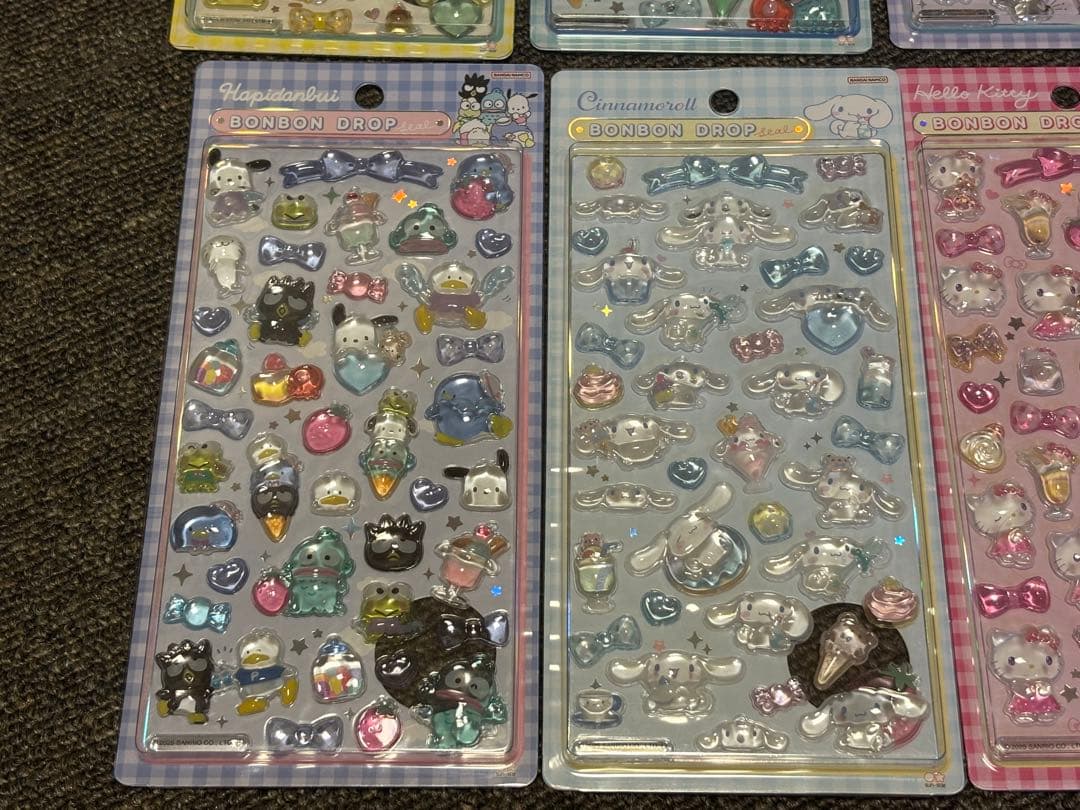 【国内正規品コンプセット】ボンボンドロップシール　サンリオ第二弾