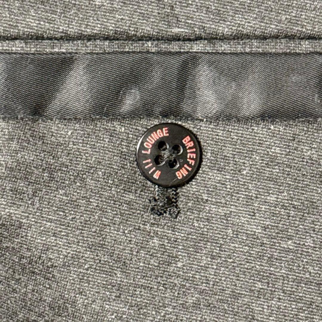 BRIEFING × WILL LOUNGE イージーパンツ L チャコールグレ