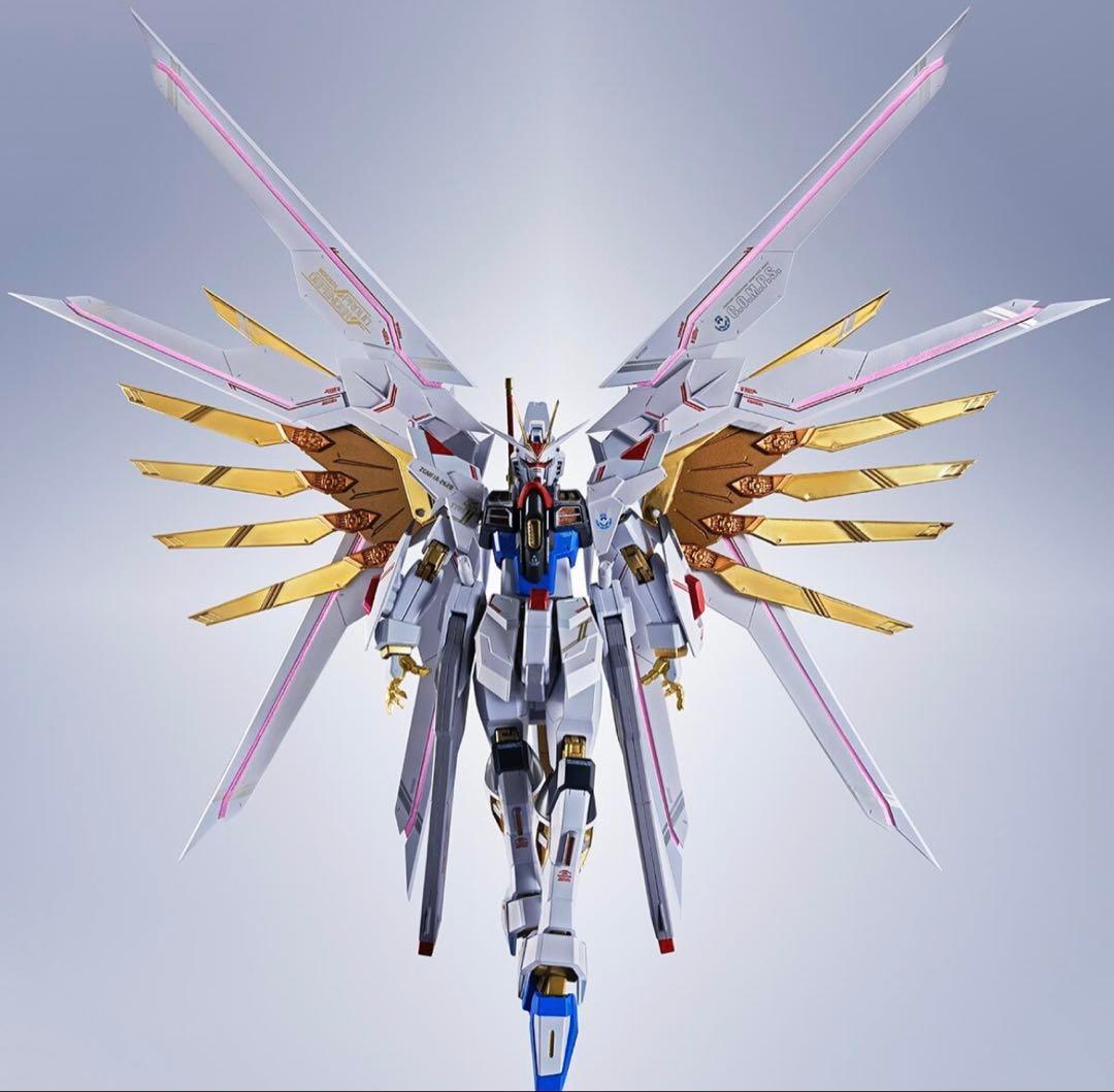 L ROBOT魂シリーズ ストライクフリーダムガンダムとエフェクトパーツ