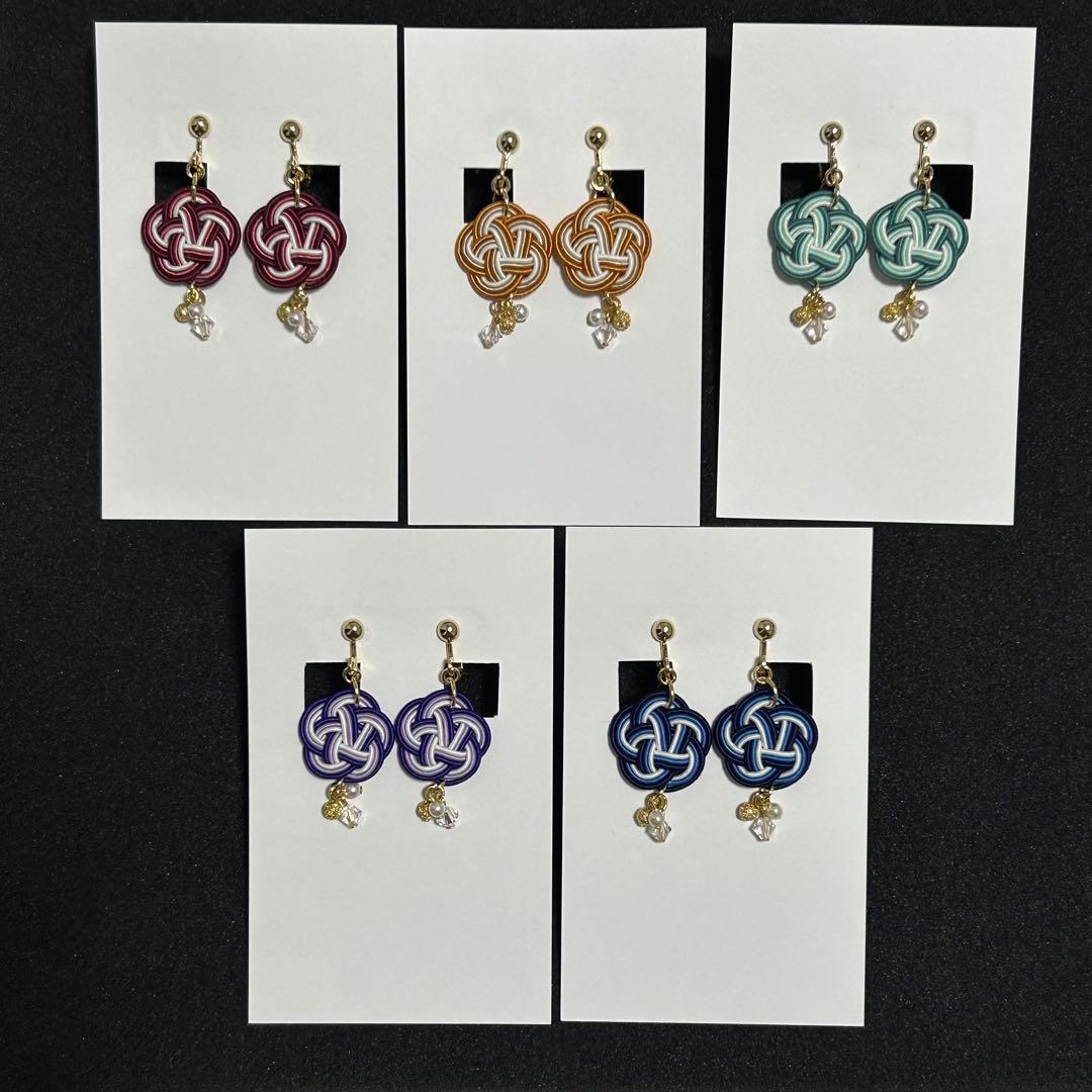 ゆあ★水引ピアス＆イヤリング45点