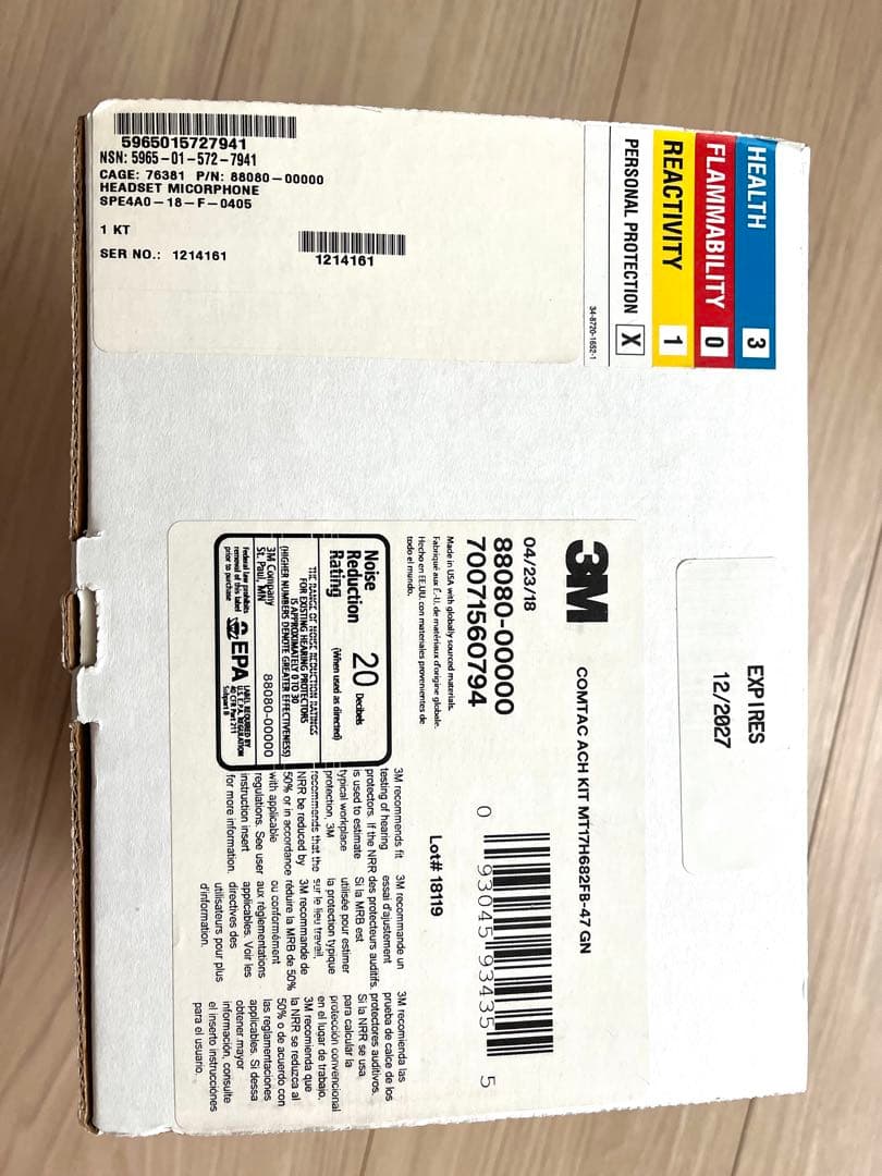 実物 3M Peltor Comtac 3 オリーブドラブ