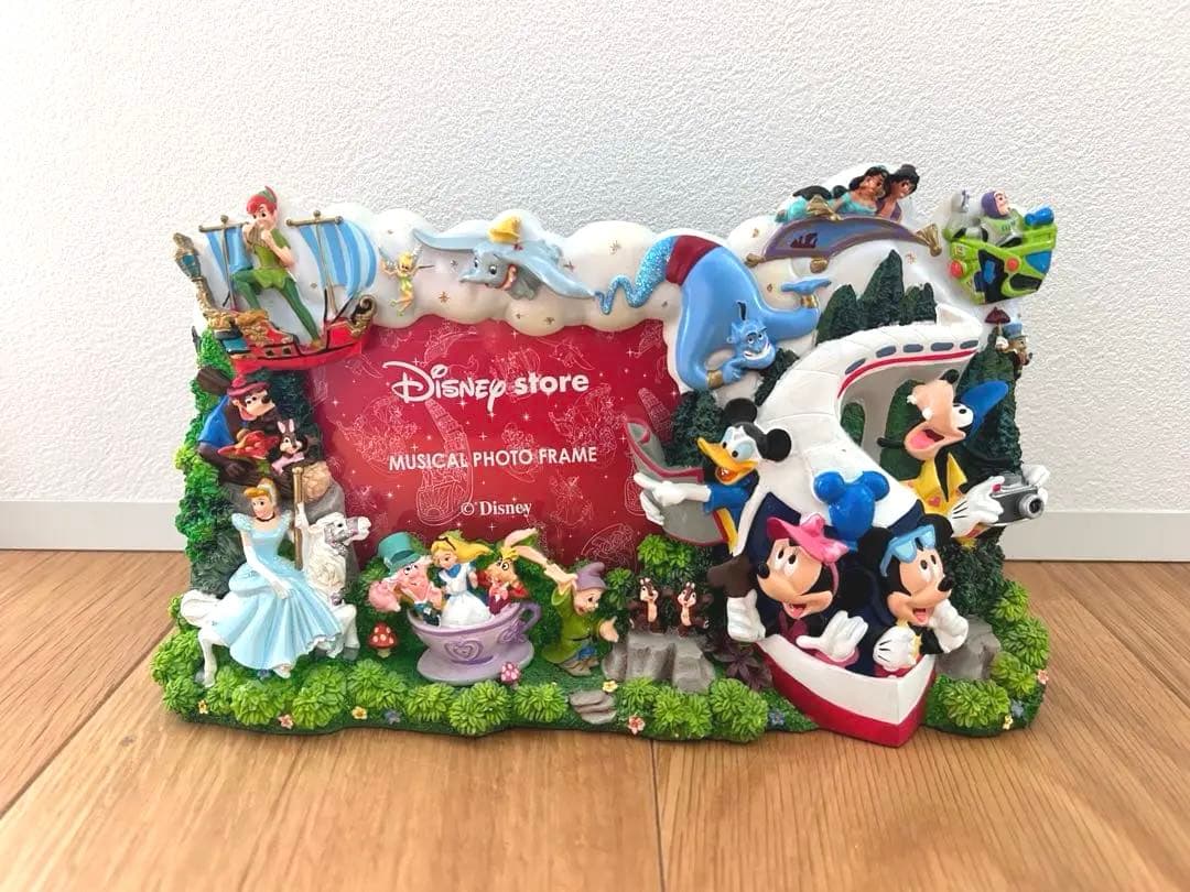 希少　レトロ　ディズニー　フォトフレーム　写真立て　オルゴール付き