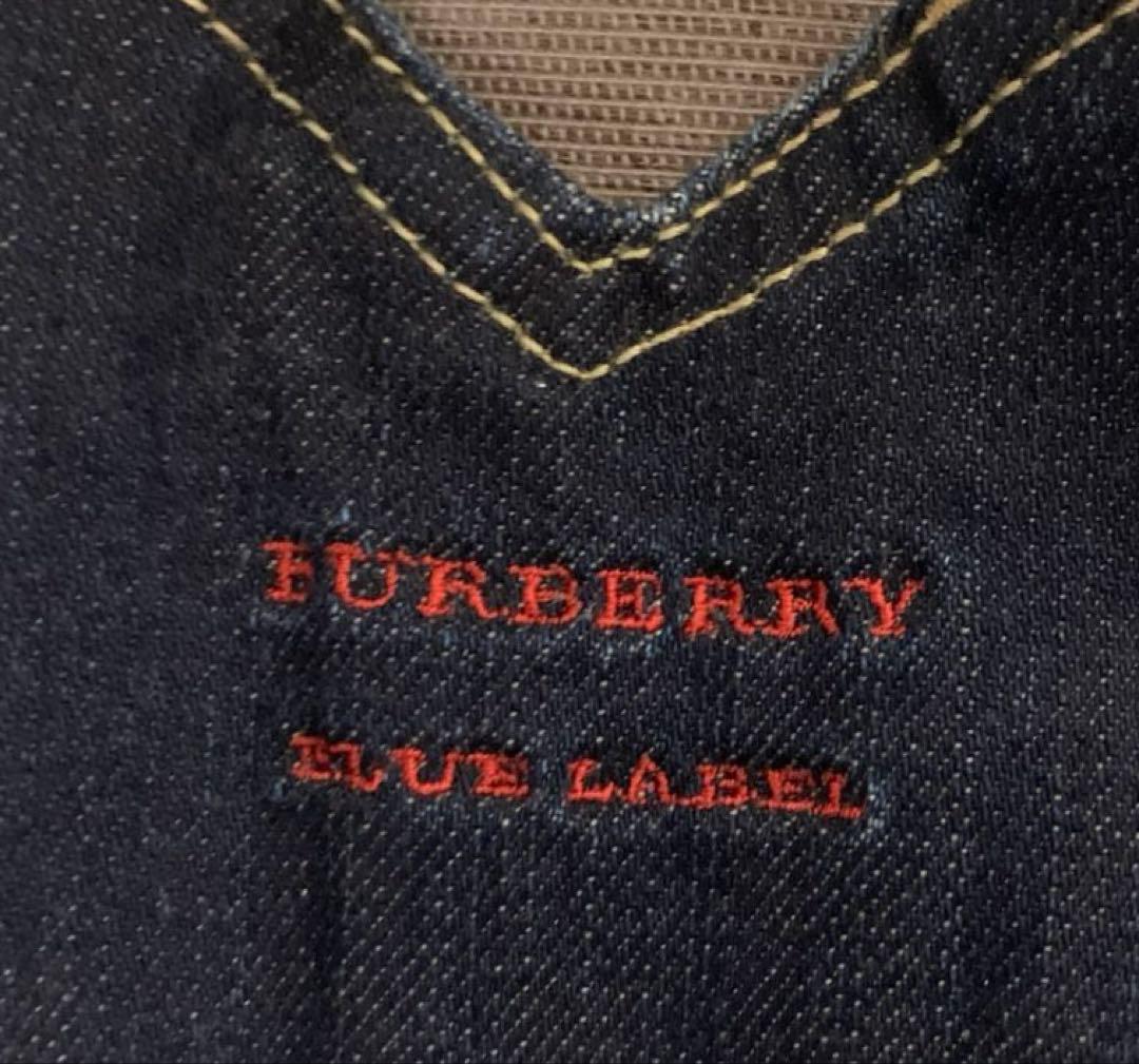 BURBERRY BLUE LABEL デニムジャンパースカート 三陽商会 38