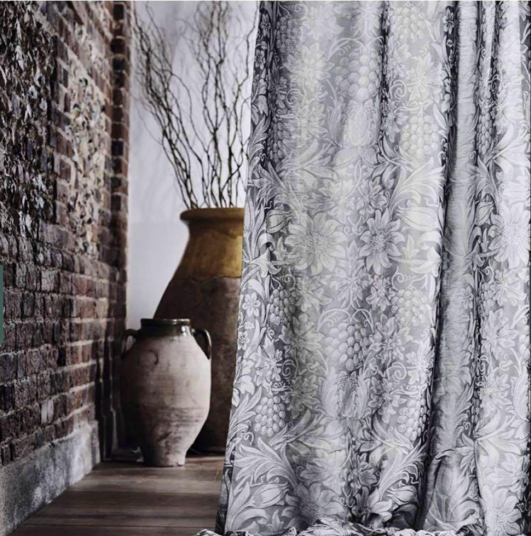 sale◆ウィリアム・モリス　ピュアモリス　麻ドレープカーテン