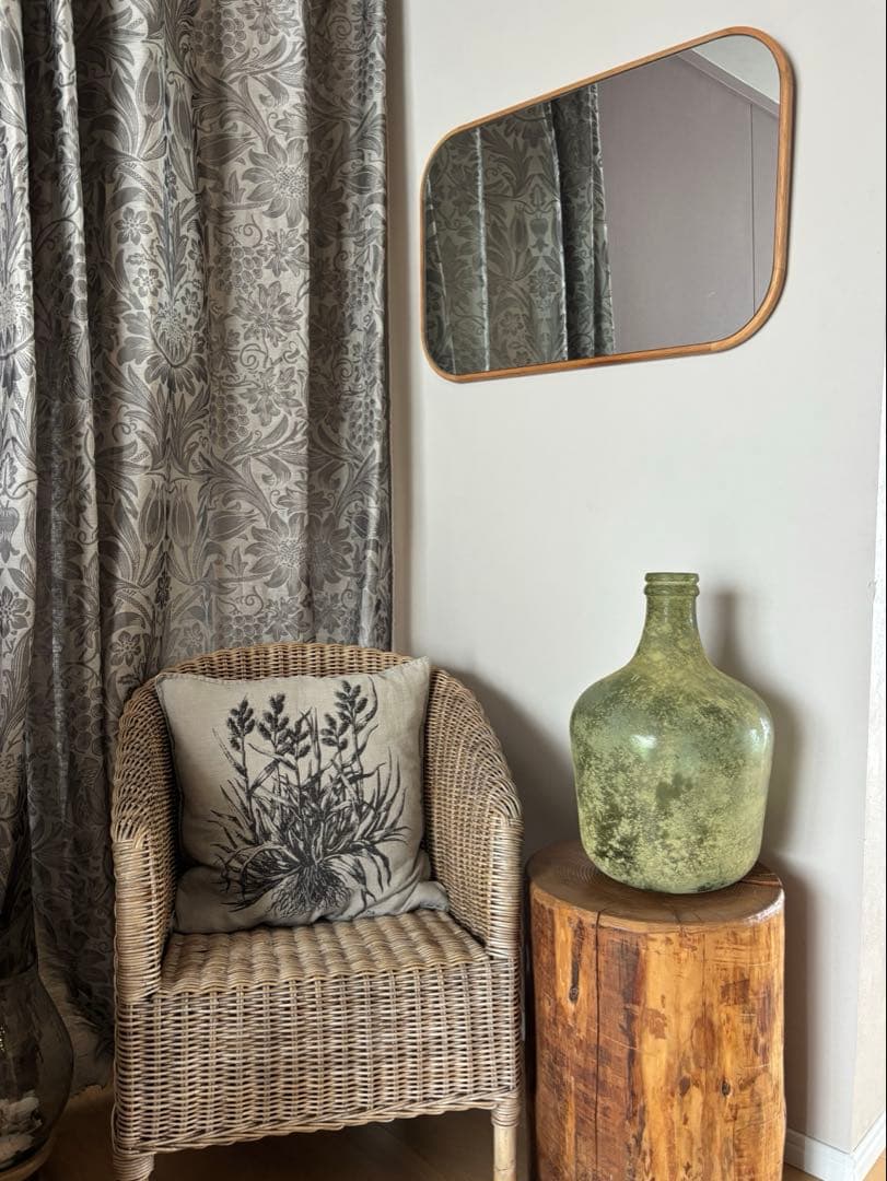 sale◆ウィリアム・モリス　ピュアモリス　麻ドレープカーテン