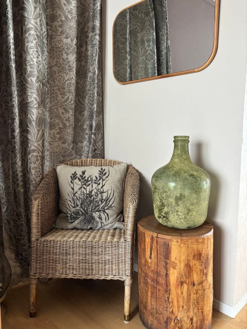 sale◆ウィリアム・モリス　ピュアモリス　麻ドレープカーテン