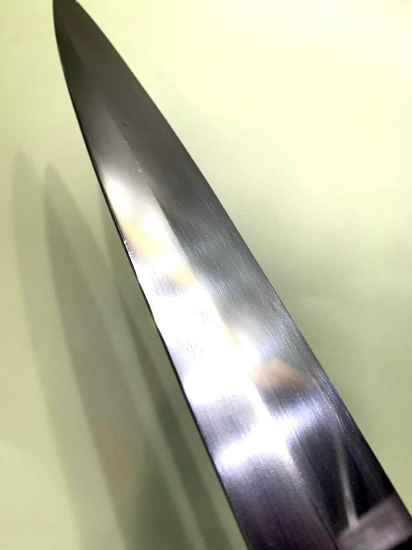 源菊虎　柳刃包丁　最上　本鍛錬　刃渡り26cm