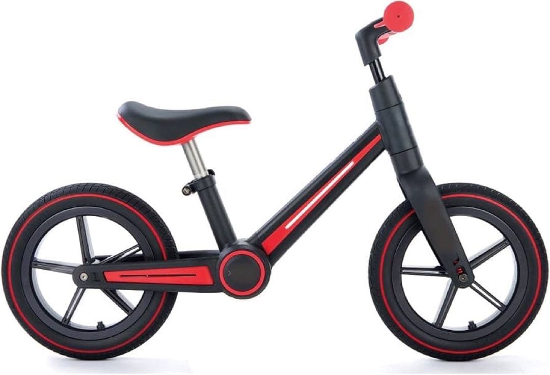 エムエム 折りたたみ式 ファーストバイク 12インチ レッド プッシュバイク