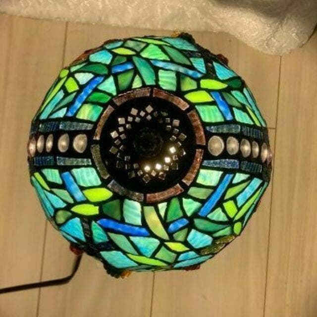 ステンドグラス　ティファニーランプ⭐︎グリーン⭐︎とんぼ