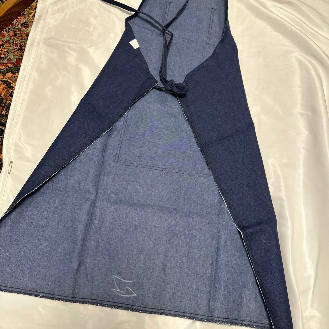 新品　希少　アメリカ製　タグ付き　ラウンドハウス インディゴ　エプロン