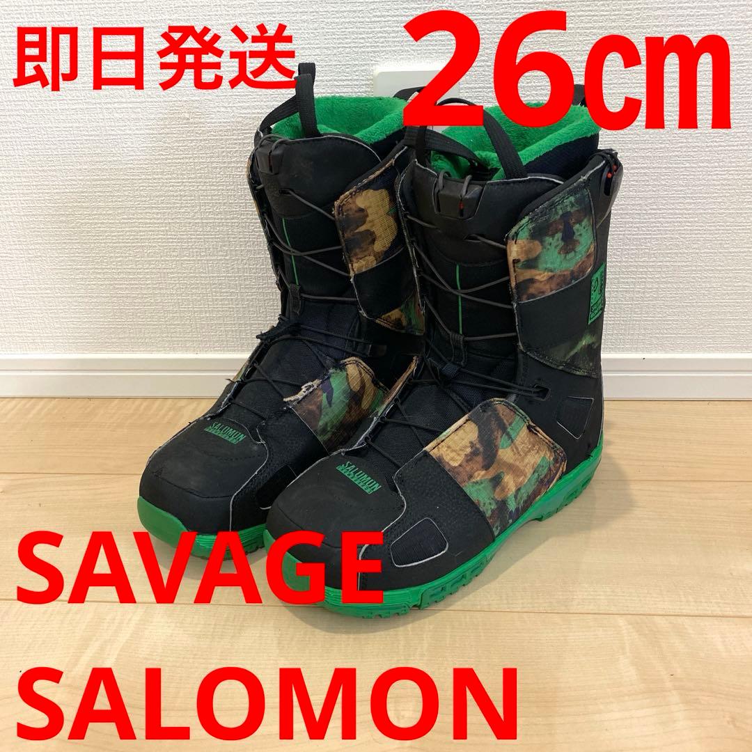 【即日発送】SALOMON スノボブーツ　メンズ　SAVAGE 26.0cm