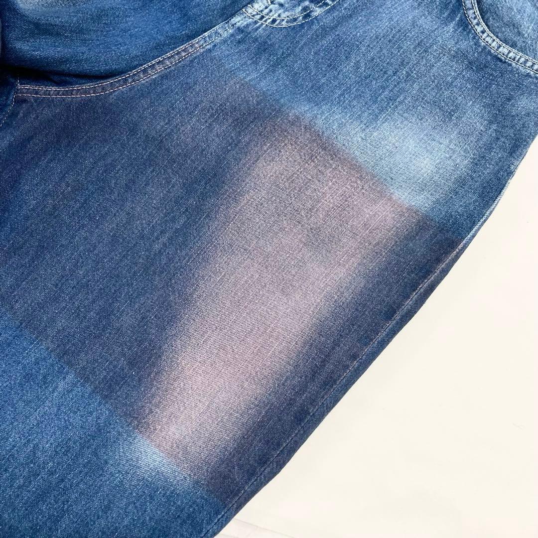 Y's ワイズ SPOTTED DENIM TAPERED PANTS 1