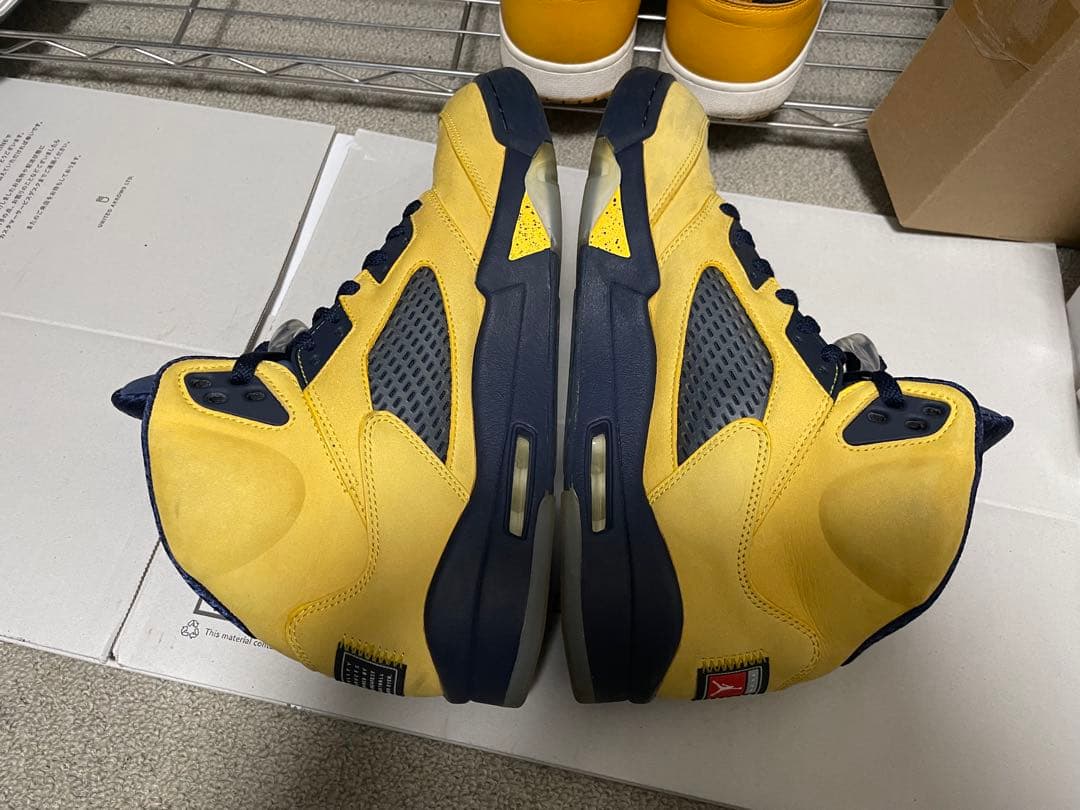靴 NIKE AIR JORDAN 5 \"MICHIGAN\"