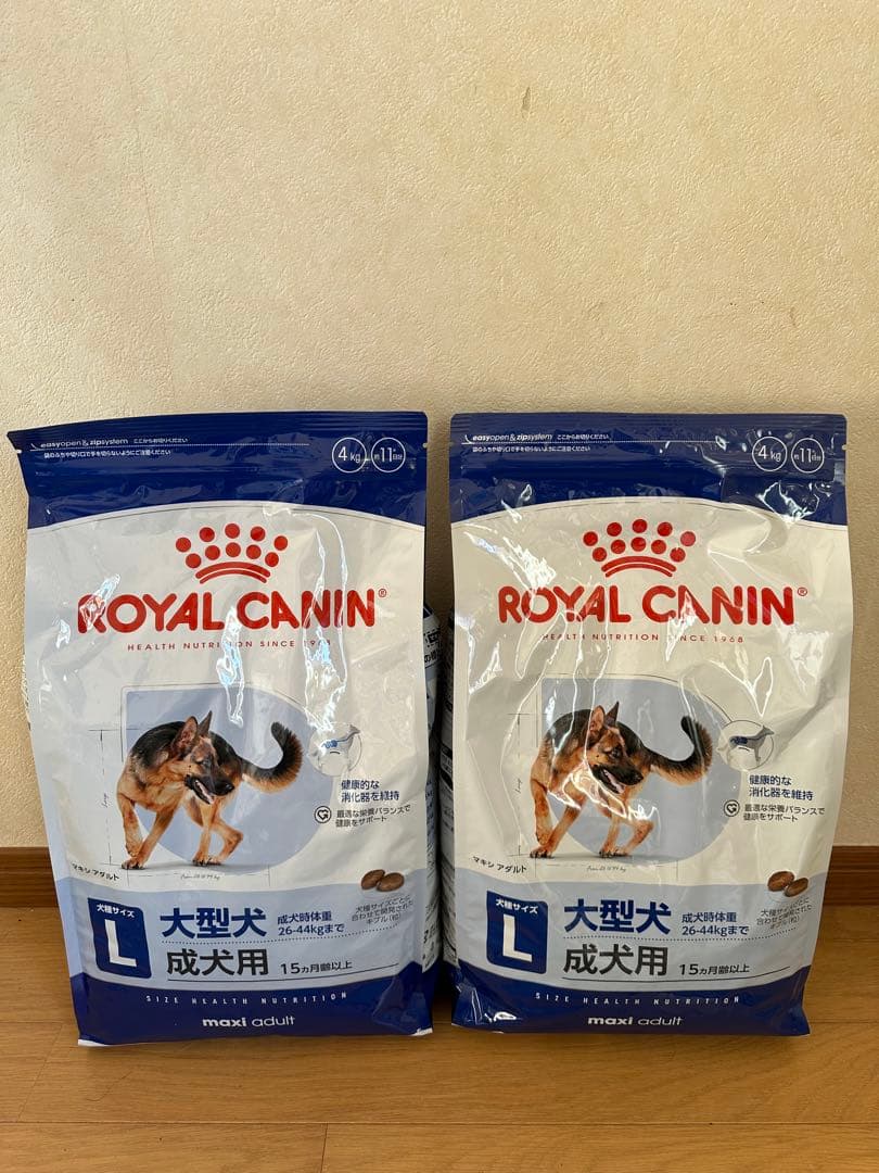 哲　 CANIN 大型犬 成犬用4kg 4袋