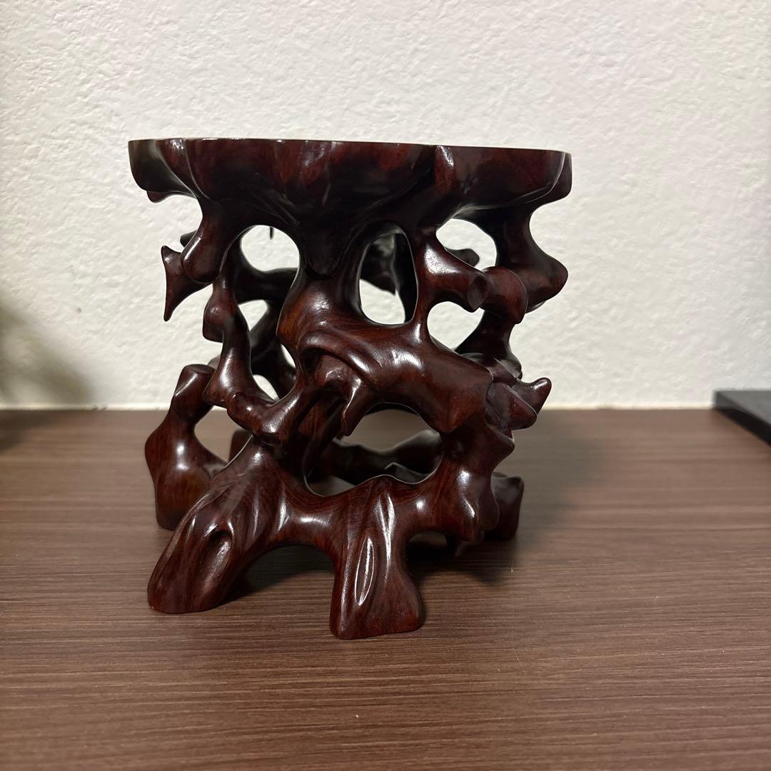 天然木　盆栽台　小品盆栽用 根卓　盆栽　花台　香炉台　台 インテリア小物　置物