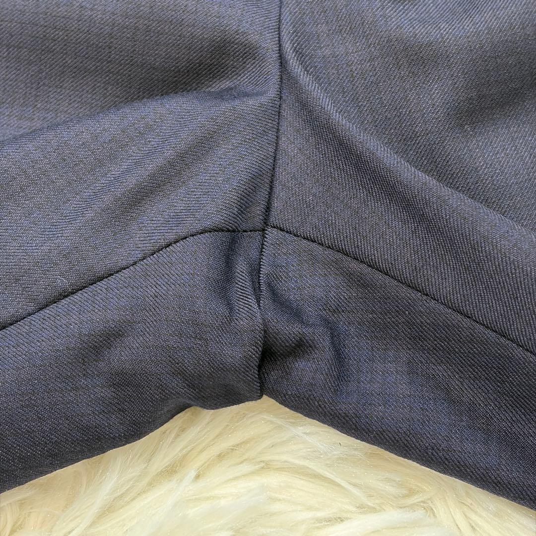 【極美品】スーツカンパニーシー REDA社生地 ビジネス パンツスーツ 紺 38