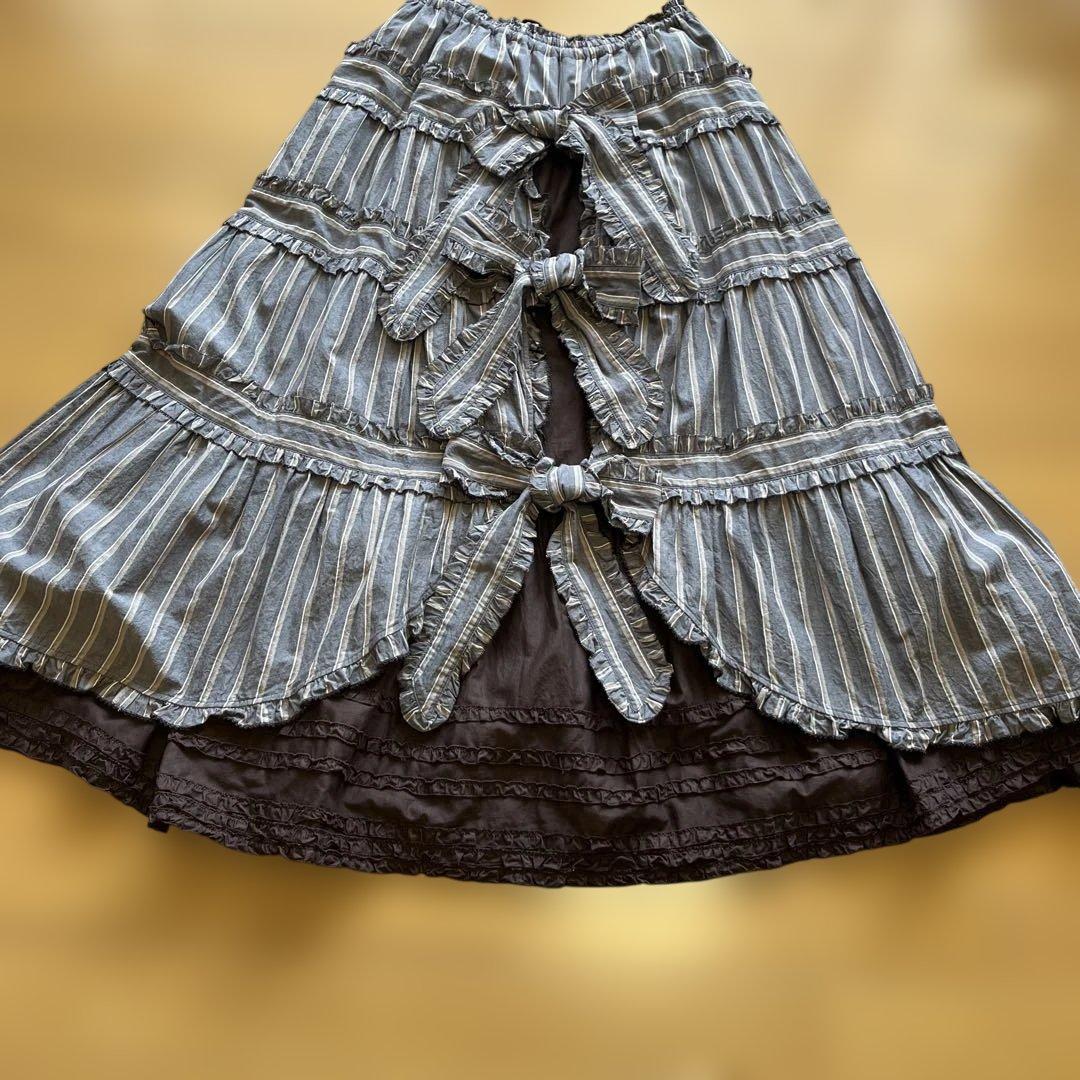 ピンクハウスティアードスカート