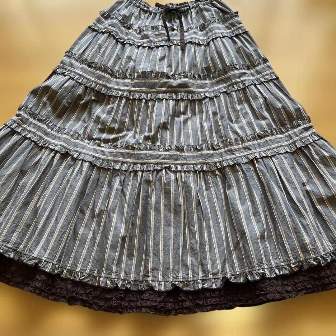 ピンクハウスティアードスカート