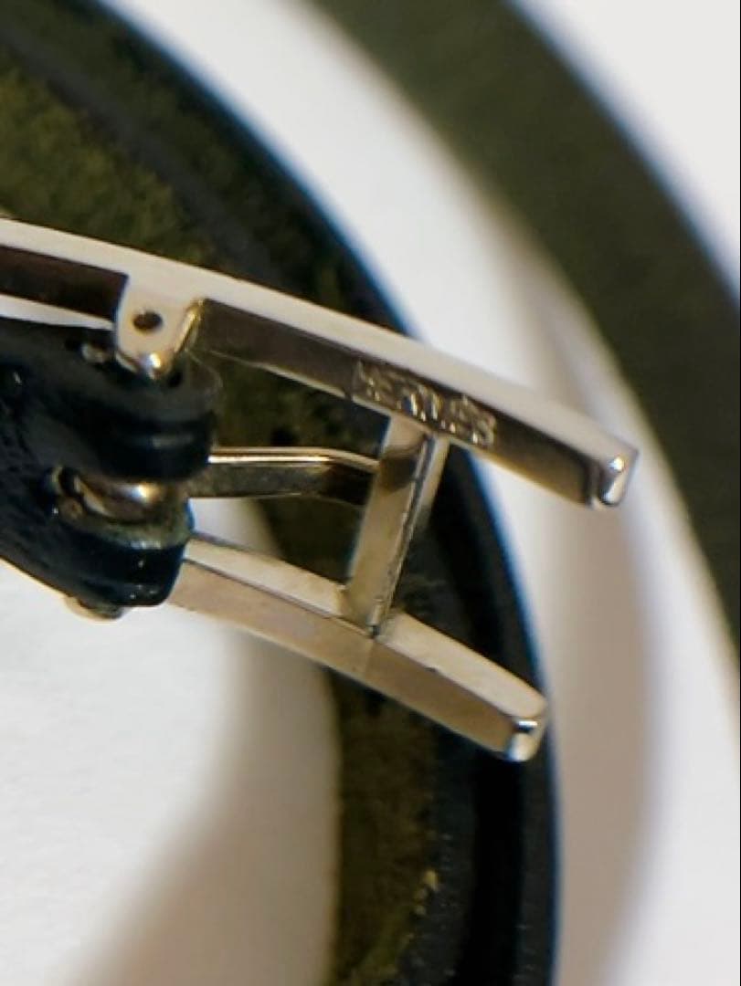 エルメス　HERMES アピ3 ブレスレット　三重 ブラック　黒