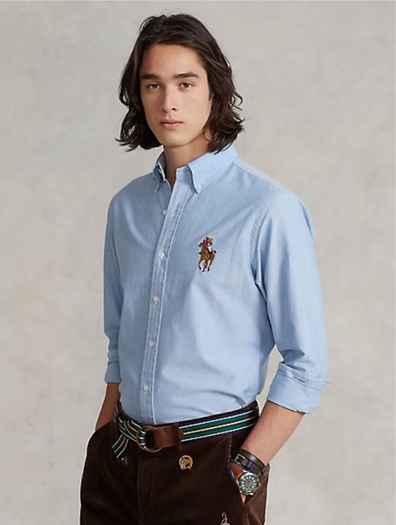 【美品】RALPH LAUREN Polo Bear Oxford Shirt