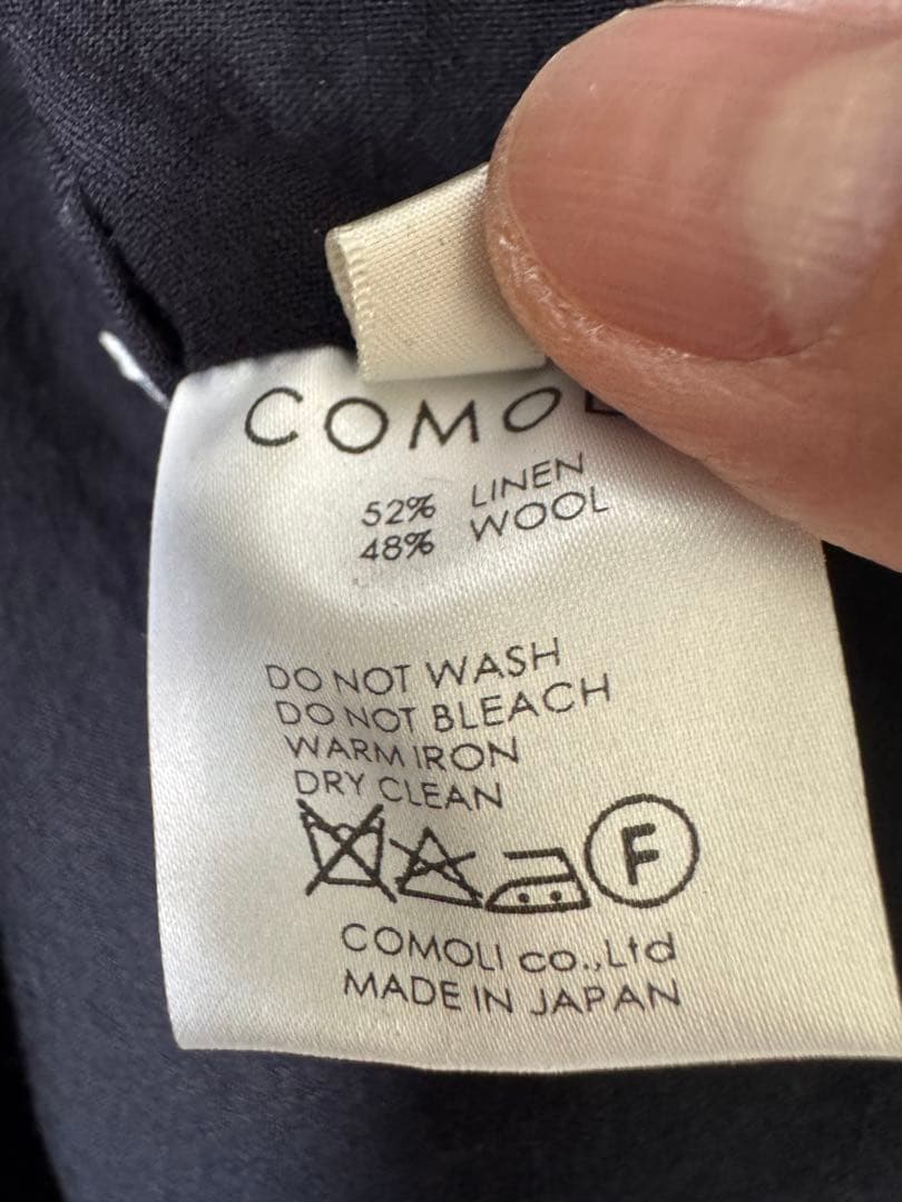 comoli リネンジャケット
