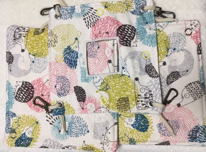 モモンガハウス(ハリネズミ柄Ver.3)   春秋(冬)仕様  厚め 1820円