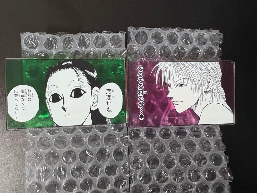 d*3様 冨樫義博展 ヒールキャラ名言アクリルバッジコレクション ハンターハンタ