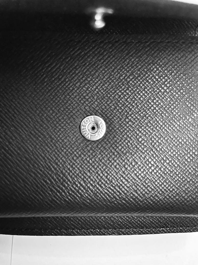 LOUIS VUITTON ダミエ ブラック 二つ折り財布 小銭入れ付き