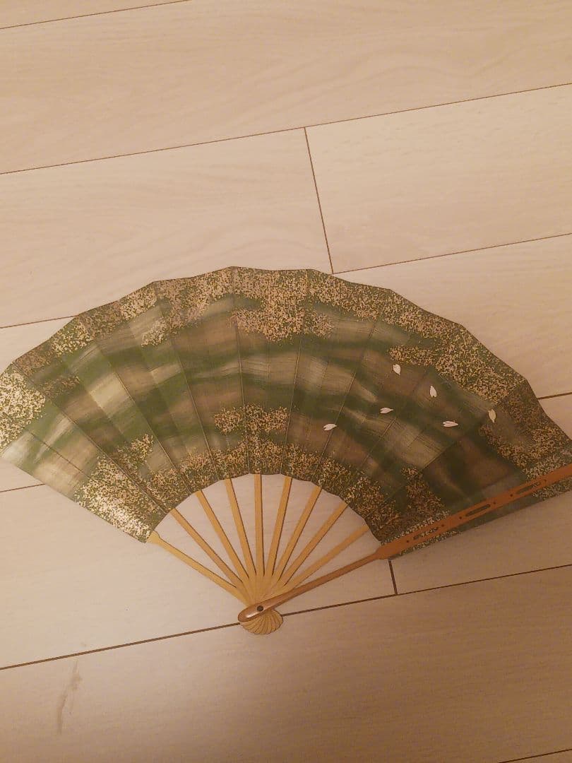 京都十松屋福井扇舗　舞扇子　金砂子　花びら 金箔　日本舞踊