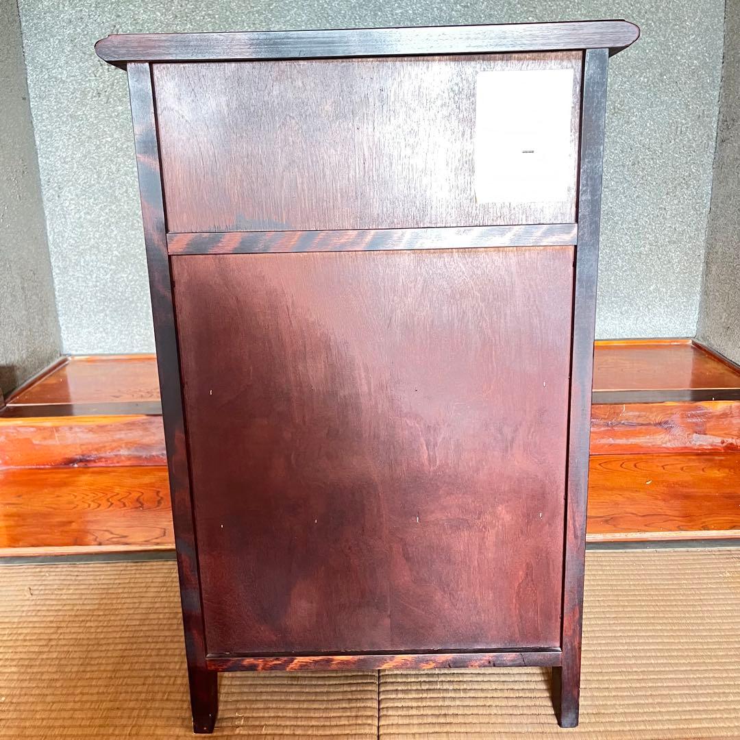 1/18まで！ 高級　神居民芸　サイドキャビネット　キャビネット　カバ材