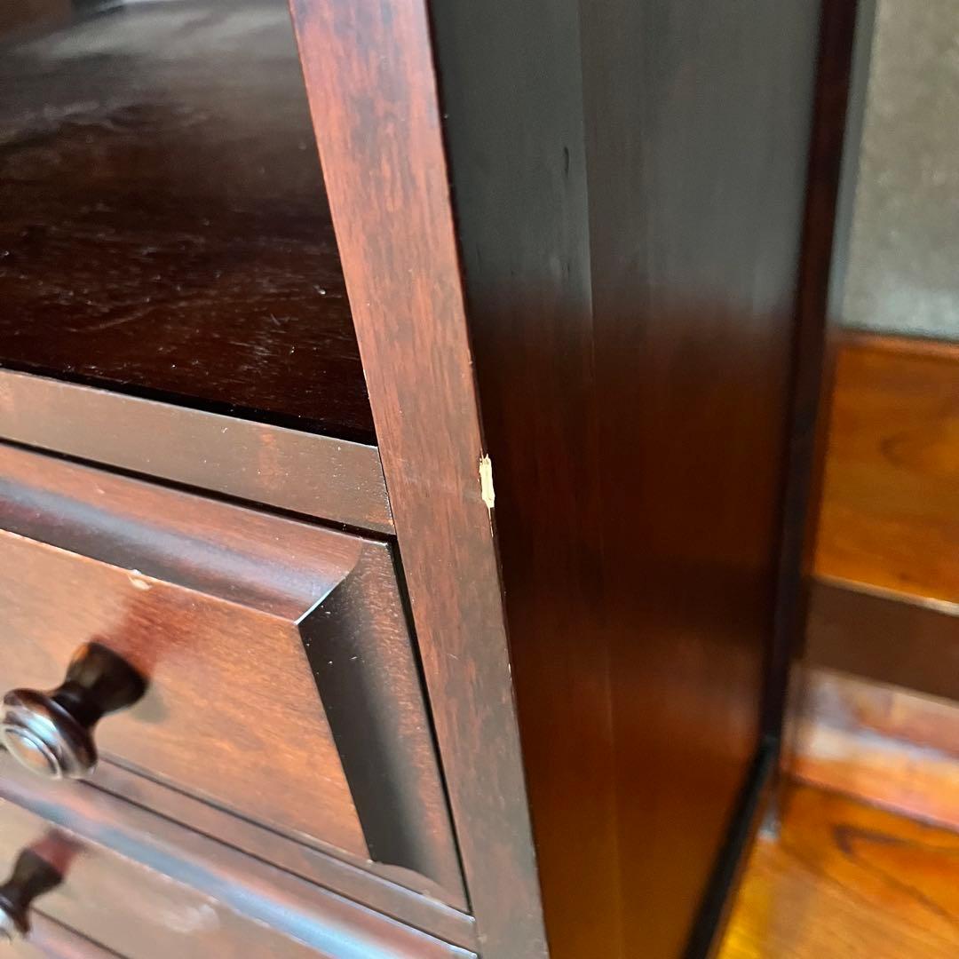 1/18まで！ 高級　神居民芸　サイドキャビネット　キャビネット　カバ材