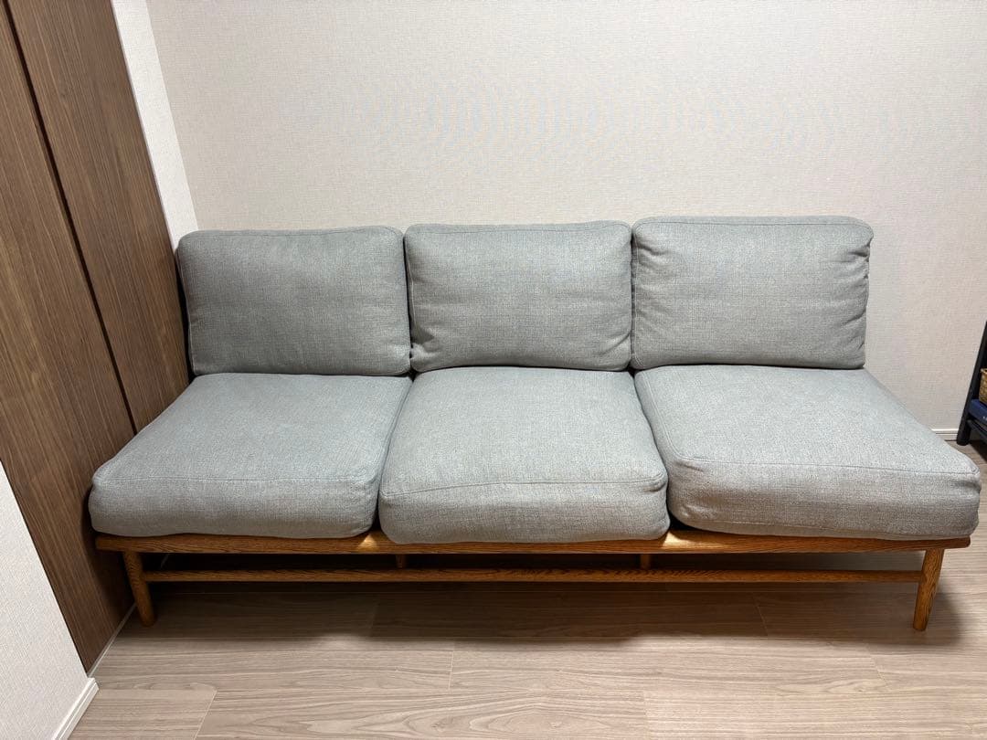 ① CLOUD SOFA 3P MOMO NATURAL 送料込