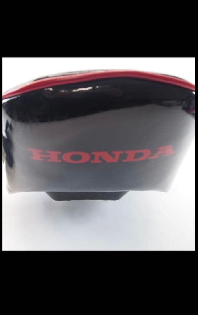 CB400SF NC31 前期用 チョビ三段シート 黒エナメル 赤パイピング