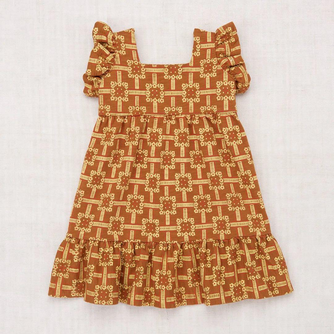 Misha&Puff ラッフルスリーブドレス 4y