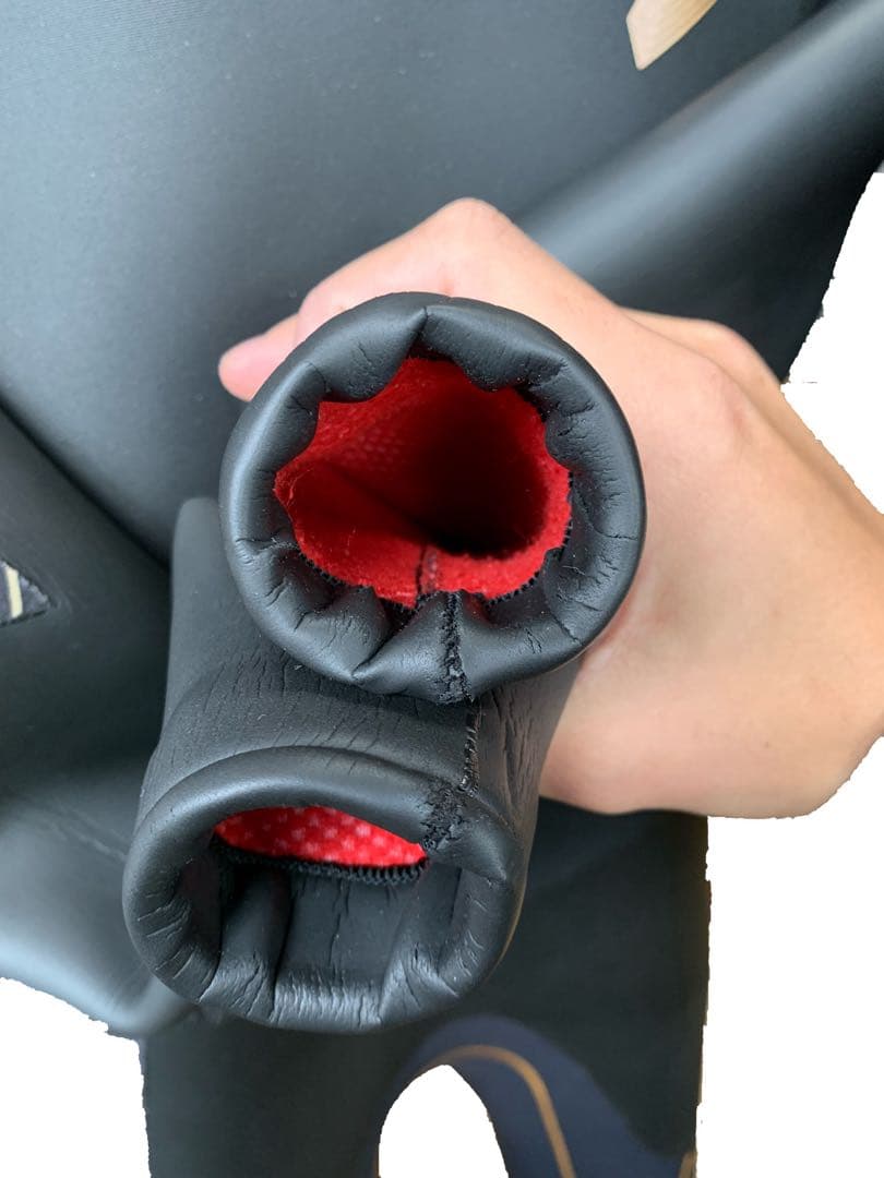 【3点セット】ビラボン 保温性抜群5㎜ セミドライスーツ サーフブーツ&ポンチョ