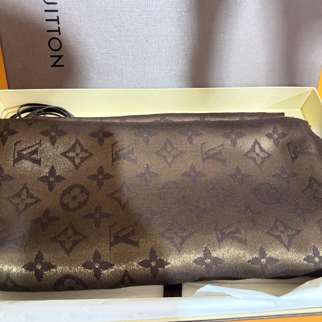 LOUIS VUITTON ブラウン モノグラム ストール