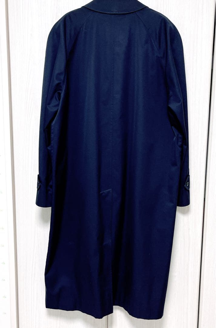 m*9様 バーバリー ネイビー ステンカラーコート