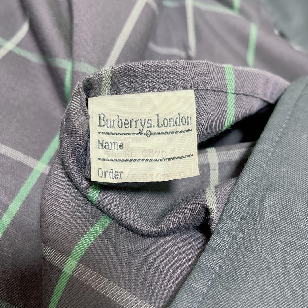 m*9様 バーバリー ネイビー ステンカラーコート