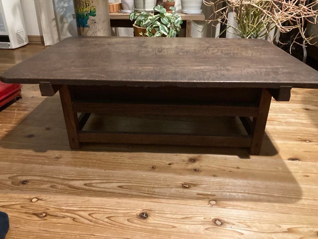 昭和レトロ　木製文机　ローテーブル　⑥