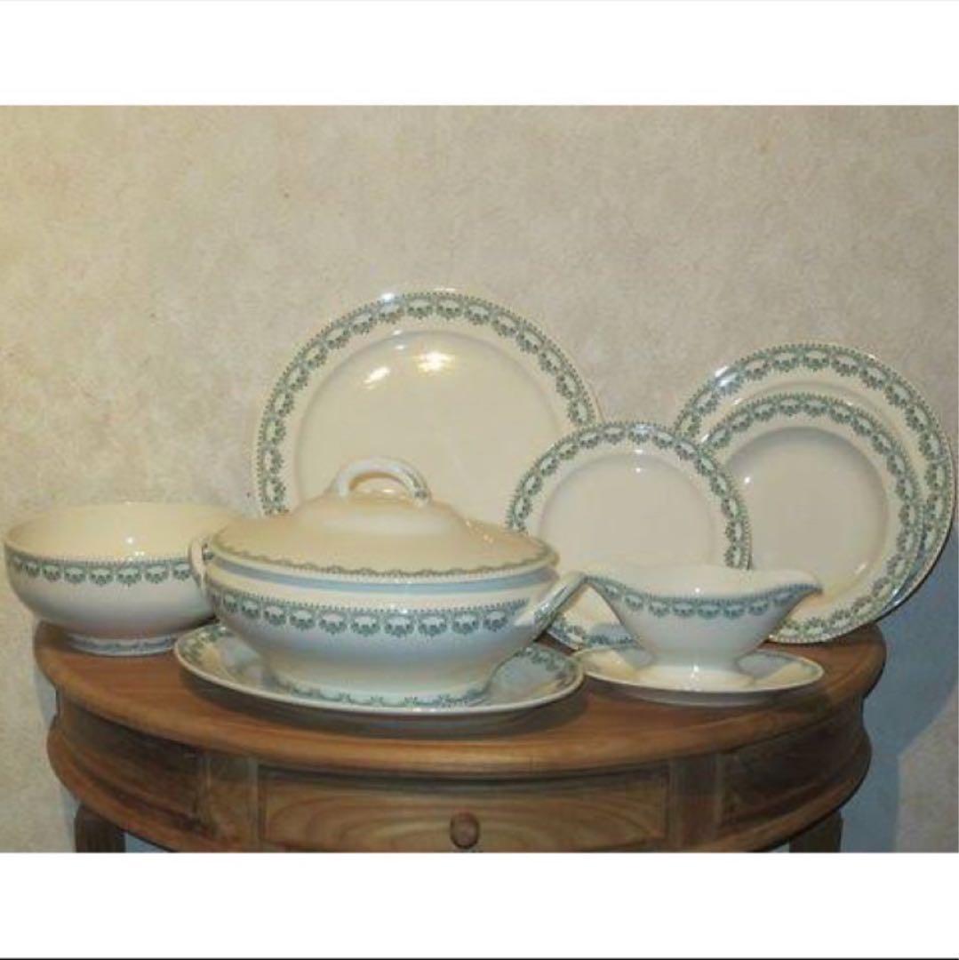 BOCHcarlottaアンティーク 蓋付きスーピエール