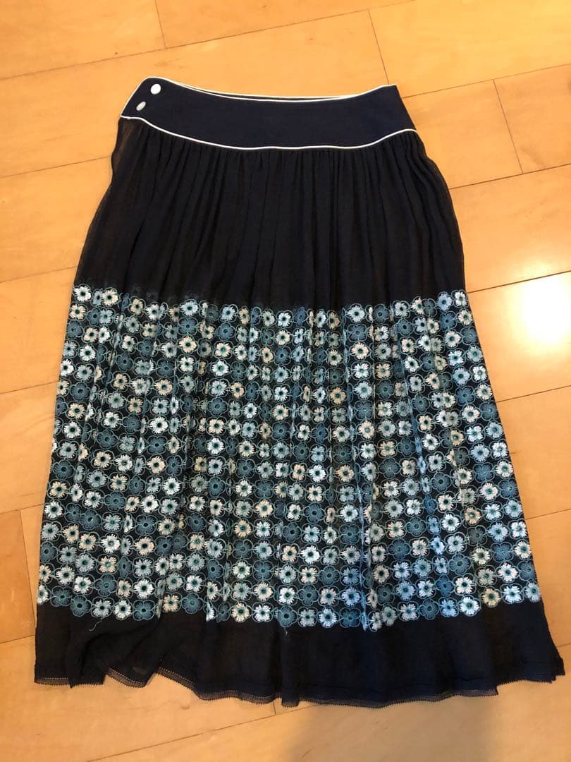 【美品】ミナペルホネン　piha　チュールスカート サイズ36