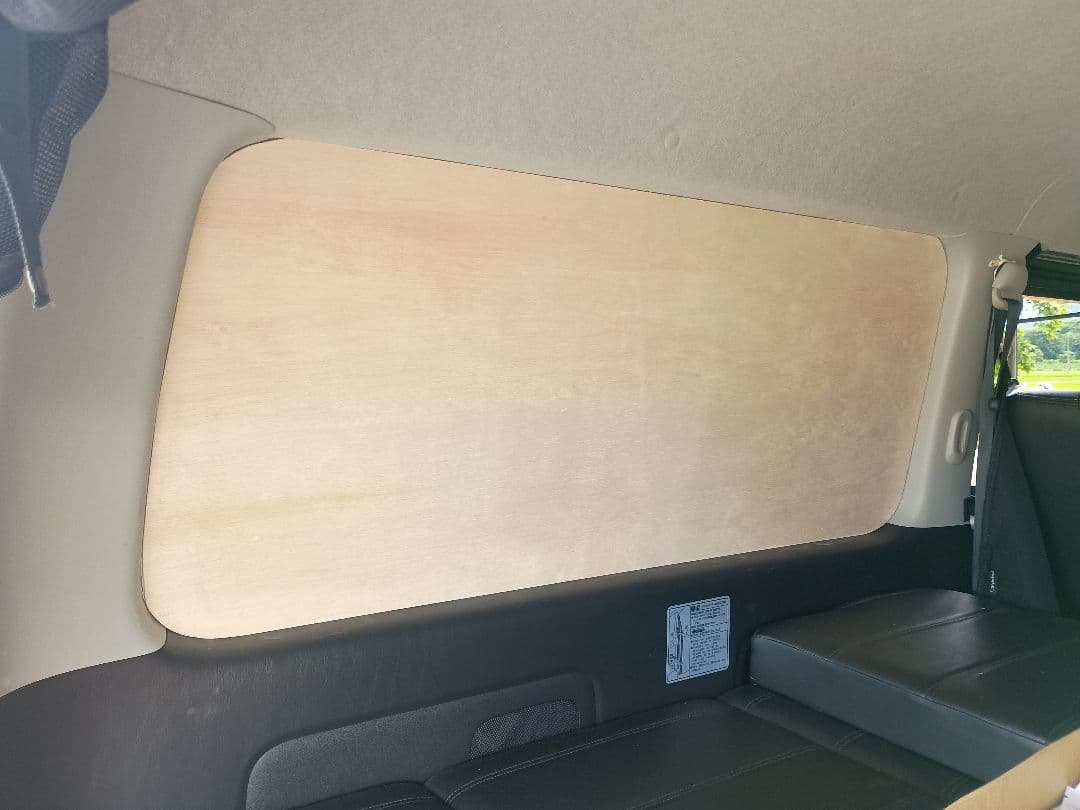 ハイエース　窓埋めパネル　サンシェード　左右セット「10」　安心の9mm合板