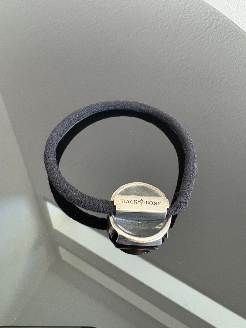 バックボーン　ブレスレット　ヘアゴム　シルバー925 アイアンクロス　希少