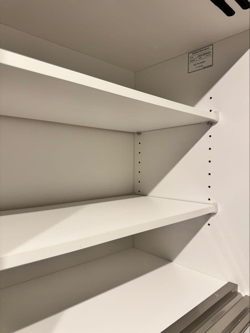 ニトリ　キッチンボード　食器棚　ラガーレ　幅140cm 白